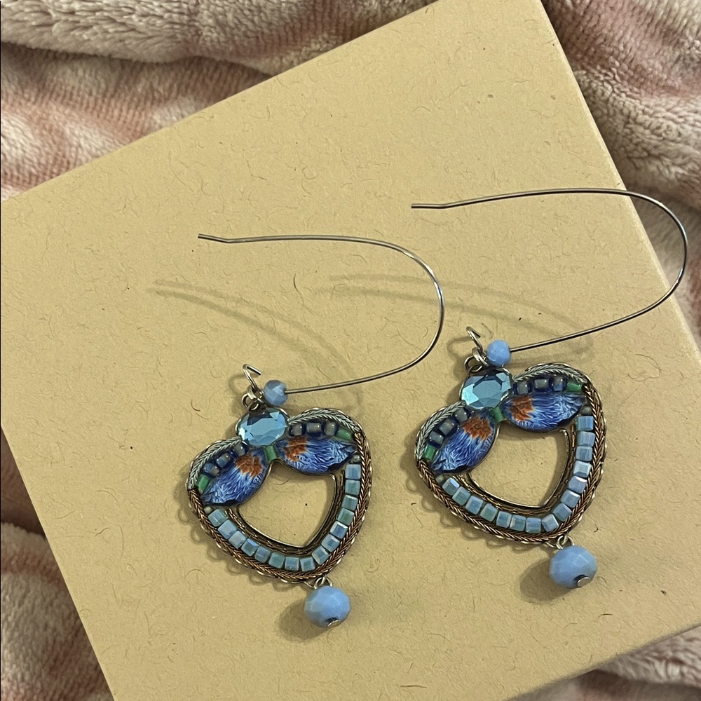 LINDSAY HEARTBEAT EARRINGS BY AYALA BAR